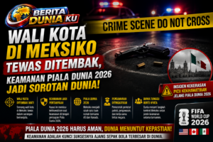 Wali Kota di Meksiko Tewas Ditembak, Keamanan Piala Dunia 2026 Kembali Dipertanyakan