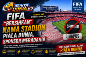 FIFA “Bersihkan” Nama Stadion Piala Dunia, Sponsor Meradang