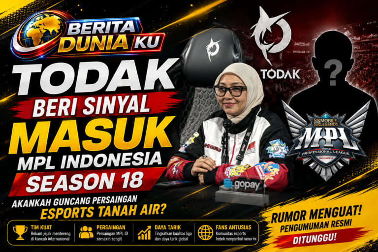 TODAK Beri Sinyal Masuk MPL Indonesia Season 18, Akankah Guncang Persaingan Esports Tanah Air?