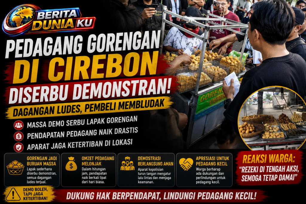 Pedagang Gorengan di Cirebon Diserbu Demonstran, Ini Penyebab dan Dampaknya bagi Warga