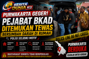 Purwakarta Geger! Pejabat BKAD Ditemukan Tewas Bersimbah Darah di Rumah, Polisi Selidiki Motif