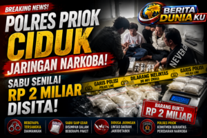Polres Priok Ciduk Jaringan Narkoba, Rp 2 Miliar Sabu Disita