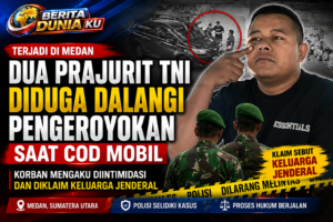 Dua Prajurit TNI Diduga Terlibat Pengeroyokan saat COD Mobil di Medan, Klaim Keluarga Jenderal Disorot
