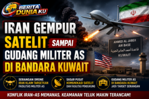 Iran Klaim Serang Fasilitas Militer AS di Kuwait dengan Drone
