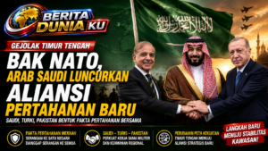 Arab Saudi, Turki, dan Pakistan Bentuk Pakta Pertahanan Baru di Tengah Gejolak Timur Tengah