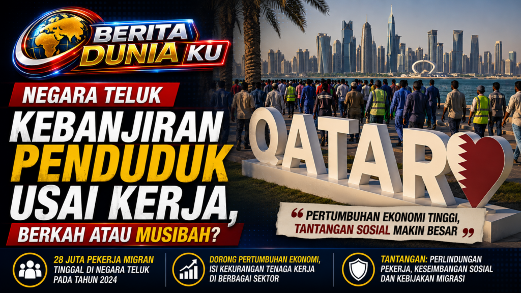 Negara Teluk Dipadati Pekerja Migran, Pertumbuhan Ekonomi Berhadapan dengan Tantangan Sosial