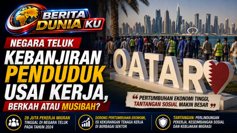 Negara Teluk Dipadati Pekerja Migran, Pertumbuhan Ekonomi Berhadapan dengan Tantangan Sosial