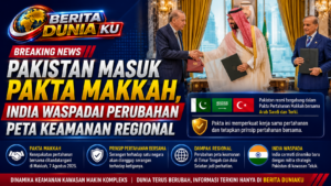 Pakistan Masuk Pakta Makkah, India Waspadai Perubahan Peta Keamanan Regional